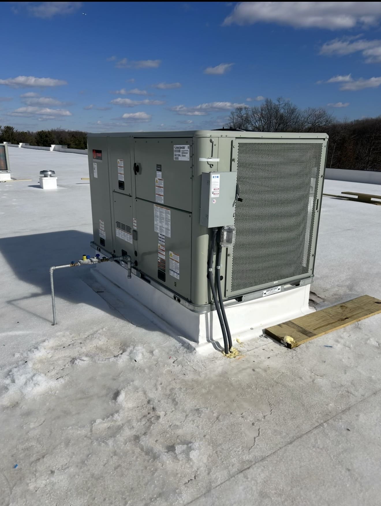 Commercial Rooftop HVAC (RTU) Electrical Installation